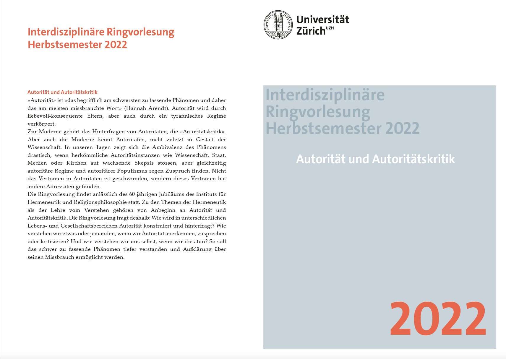 Ringvorlesung 2022